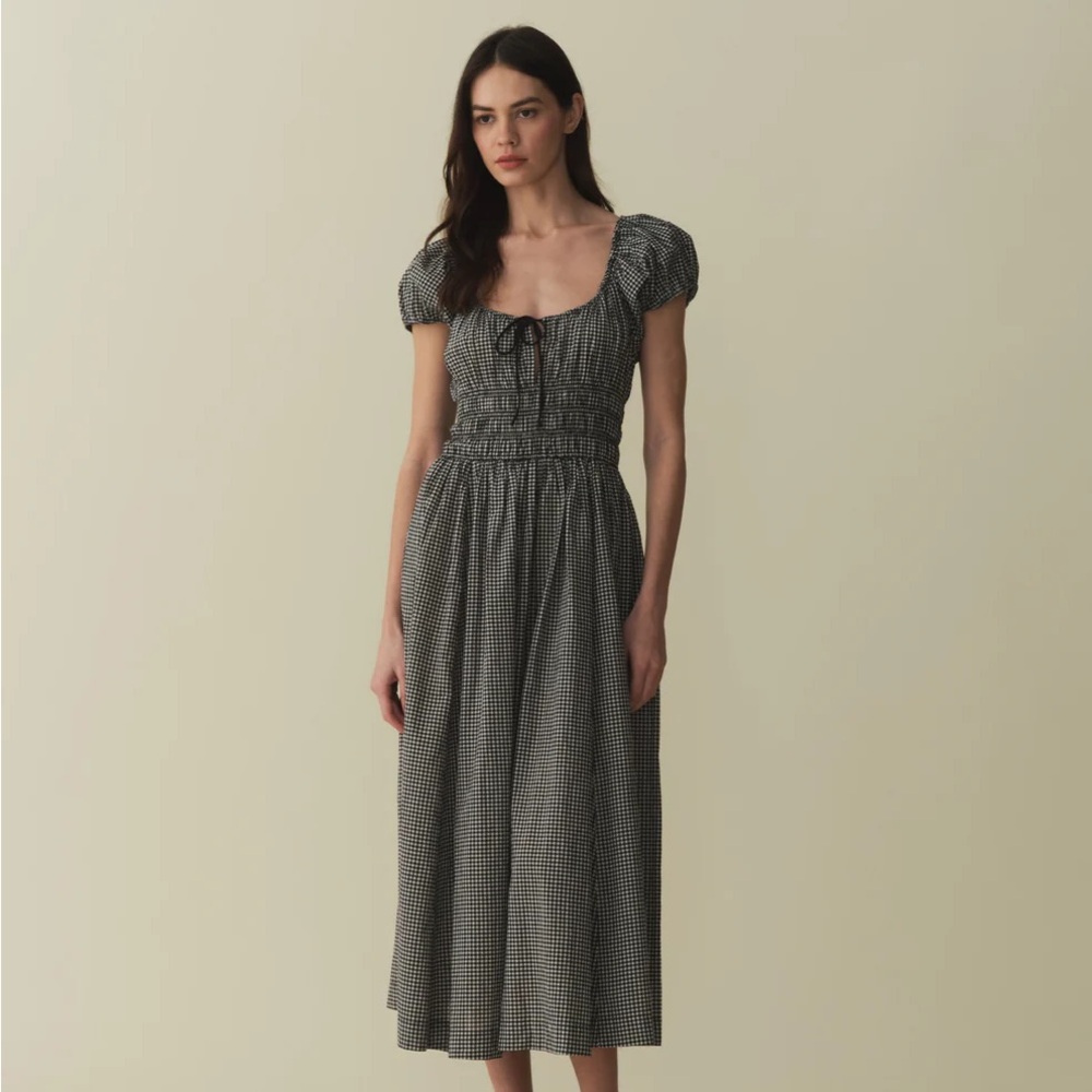 EUC Dôen Quinn Dress in La Maddalena Gingham - size S